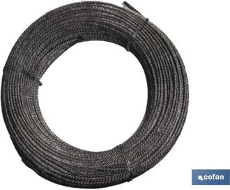 cofan Cofan Rollo Cable Galvanizado 50 Mts. 10mm., Cable Galvanizado Seg&uacute;n Forma D-1770, Disponible En 50-100 O 250 Metros Ideal Para La Creaci&oacute;n De Eslinga