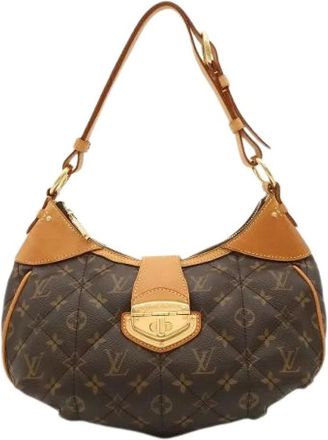 Louis Vuitton Borsa a spalla vintage Pre-owned in tela - - Pre-owned - Donna - Marrone - ONE SIZE