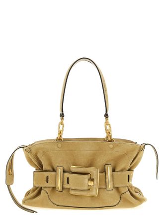 Balmain Beige Calfskin Shoulder Womens Bag
