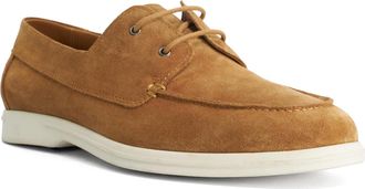 Dune London Mens Boldman - Tan Suede Boat Shoes - Size UK 11