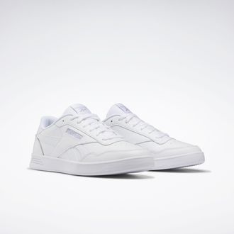 Reebok Classic Sneaker REEBOK CLASSIC REEBOK COURT ADVANCE, Damen, Gr. 36,5, weiss (ftwwht, cdgry2, ftwwht), Synthetik, Schuhe Sneaker