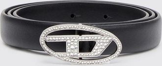 Diesel Cintura B-1DR Diesel in pelle con fibbia gioiello