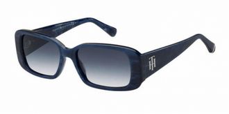 Tommy Hilfiger Womens 1966/s 0Num Sunglasses In Marble Blue