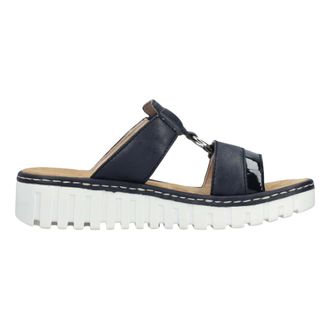 Rieker Sandalen - Dames - Schoenen - Blauw - Maat: 41 EU