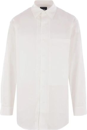 Yohji Yamamoto Cwhite Shirt voor Mannen - Heren - Casual Overhemden - Wit - M - Overhemden