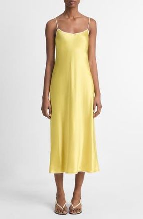 Vince Tipped Satin Slipdress in Danjou/sun Creme at Nordstrom Rack, Size X-Large