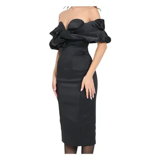 Elisabetta Franchi Mujer, Vestidos, Negro, Talla: S