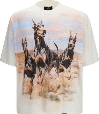 Represent Witte Katoenen T-shirt