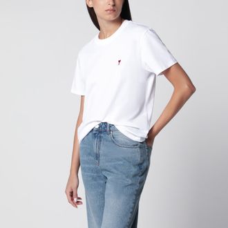 Ami T-shirt Ami De Coeur bianca
