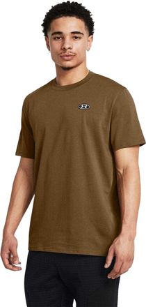 Under Armour Heren Patch Regular T-Shirt (Bruin)