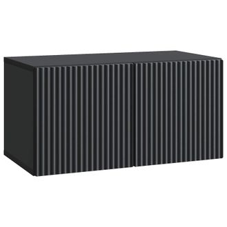 vidaXL Mueble Para Tv De Pared Negro 59,5 X 31 X 30 Cm Vidaxl