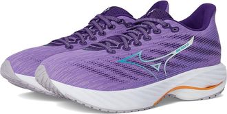 Mizuno Wave Rider 28 Womens Womens Running Shoes Pasly Purple/Ceramic : Womens 6.5 B - Medium, Rubber