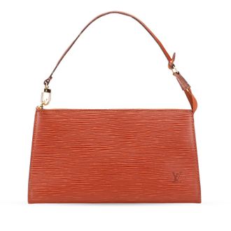 Louis Vuitton Epi Leren Pochette Handtas