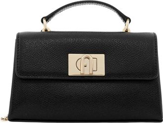 Furla 1927 Mini Crossbody Tas - Dames - Handtassen - Zwart - ONE Size - Leer - Tassen