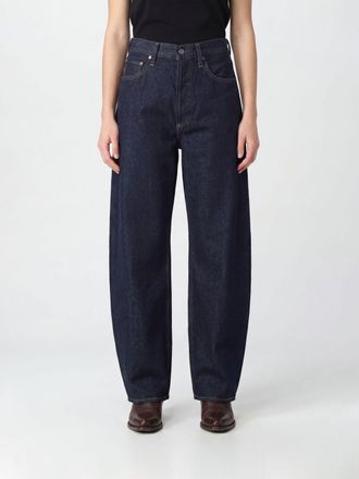 A Gold E Jeans baggy Luna a vita alta in denim di cotone tapered fit