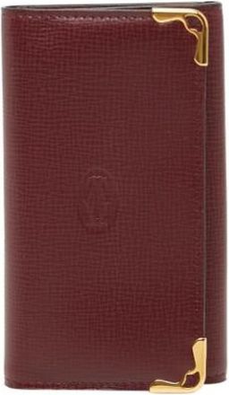 Cartier Pre-owned Keycase - Dames - Vintage Accessoires - Rood - ONE Size - Vintage