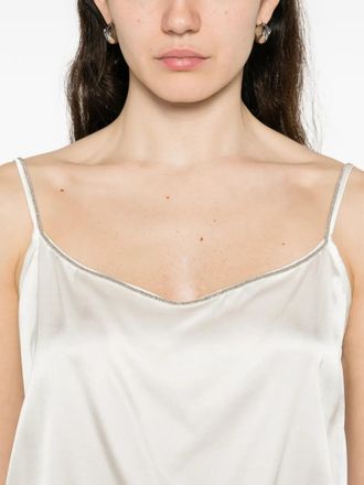 PANICALE Womens Beaded Strap Top Ss26 W