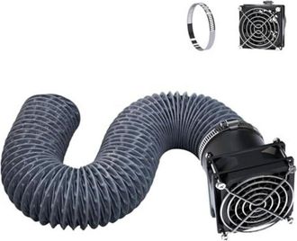 OEM Kit Extraccion Humos - Tubo Telesc&oacute;pico 70 Mm - Ventilador 4000 Rpm - Para Caja Impresora 3d - 1 Unidad