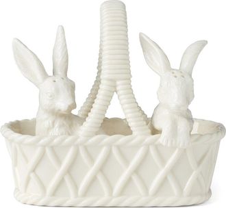 Lenox Wicker Creek Bunny Salt & Pepper Set