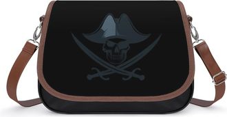 Generic Sea Skull Fashion Womens Crossbody Bags Novelty Handbag Shoulder Bag Purse