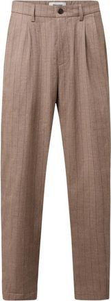 Drykorn Maryko Wide Broeken - Heren - Wijde Broeken - Bruin - W33 L32 - Polyester - Broeken