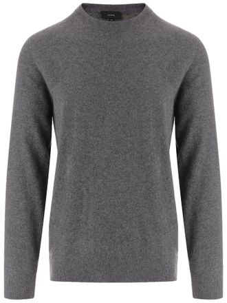 Vince Gray Classic Crew Neck Cashmere Sweater