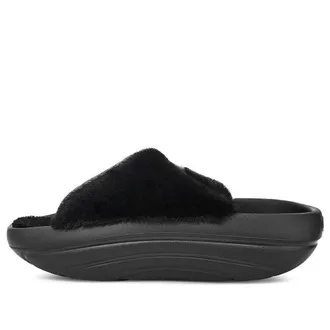 UGG (WMNS) UGG FoamO UGGplush Slide Black 1143849-BLK
