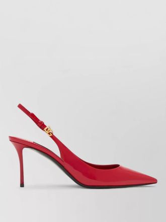 Dolce & Gabbana patent leather slingback mules