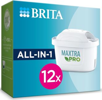 OEM Para El Purificador De Agua Potable Brita Maxtra+ De 100 Litros, 12 Cartuchos, Blancos