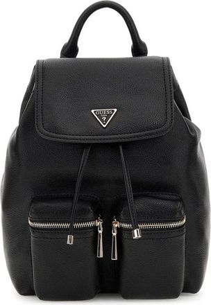 Guess Manhattan II Large Backpack - female - Guess - Backpacks - Black - ONE SIZE - Bags
