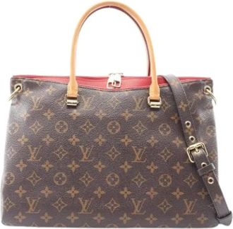 Louis Vuitton Pre-owned Handbags, female, Brown, Size: ONE SIZE Pre-owned Pallas MM Handbag