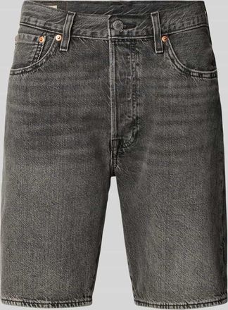 Levi's Regular Fit Jeansshorts im 5-Pocket-Design Modell 501ORIGINAL in Anthrazit, Gr&ouml;&szlig;e 38