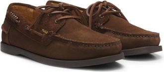HUGO BOSS Boat shoes in mixed suede