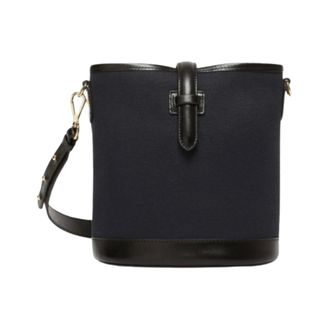 Max Mara Cross Body Bags, female, Blue, Size: ONE SIZE Wkavasaio Bucket Bag