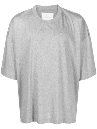STUDIO NICHOLSON oversize-cut cotton T-shirt - Grey