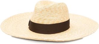 Borsalino Wide-brim Straw Hat