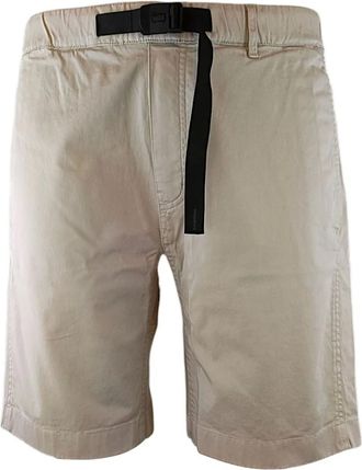 Woolrich Korte Broeken, Heren, Beige, XL, Klassieke Easy Shorts Dove-S