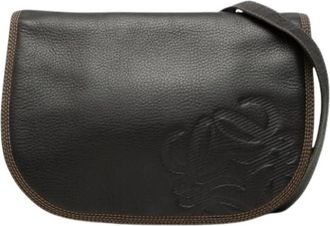 Loewe Pre-owned Crossbody Bag - Dames - Vintage Schoudertas - Zwart - ONE Size - Leer - Vintage