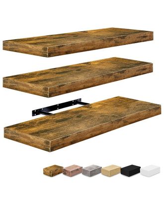 Sorbus Set of 3 Floating Shelves