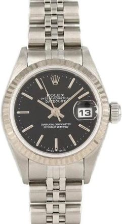 Rolex Orologio Pre-owned in Acciaio Inossidabile - - Pre-owned - Donna - Nero - ONE SIZE
