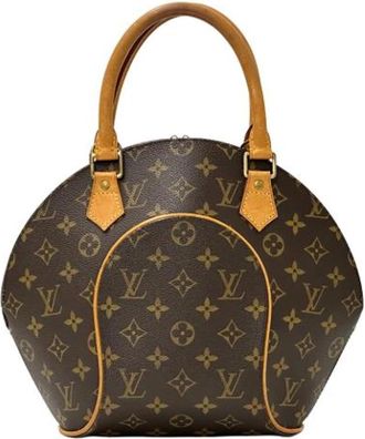 Louis Vuitton Pre-owned Monogram Canvas Handbag - Dames - Vintage Handtas - Bruin - ONE Size - Leer - Vintage