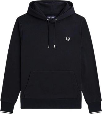 Fred Perry Regular Fit Hooded Zip Sweatshirt - Heren - Hoodies - Blauw - 2XL - Katoen - Hoodies & sweatvesten