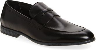 Nordstrom Finley Penny Loafer in Black at Nordstrom, Size 11.5