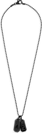 Philipp Plein Collana con cristalli - Nero
