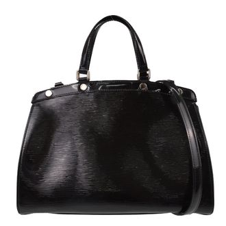 Louis Vuitton Brea Electric Epi Leather Black Leather Handbag (Pre-Owned)