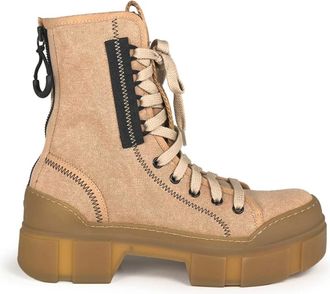 Vic Mati&eacute; Schoenen, Dames, Bruin, 37 EU, Katoen, V14_Roccia Unlined Enkellaars