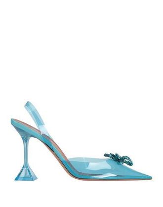 サンダル・ミュール Amina Muaddi Rih Suede And Pvc Sandals Amina Muaddi - Juliette Natural Thong Sandal, 45mm