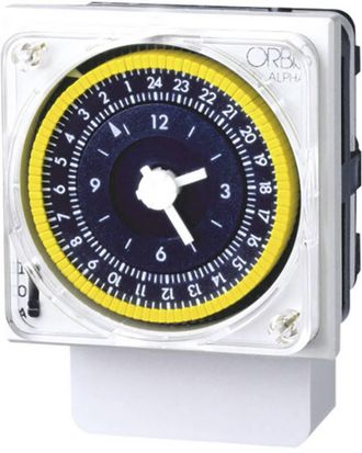 Orbis Orbis - Ob270023 Interruptor Horario Anal&oacute;gico 24 Horas Alpha D