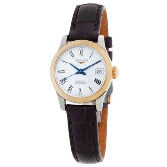 Longines Record Automatic White Dial Ladies Watch L2.320.5.11.2