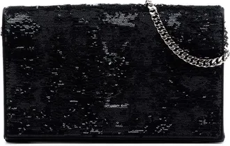Saint Laurent Pre-owned Saint Laurent Sequin Monogram Kate Wallet on Chain Ladies SJ1FBGOVGJQ1RFMY